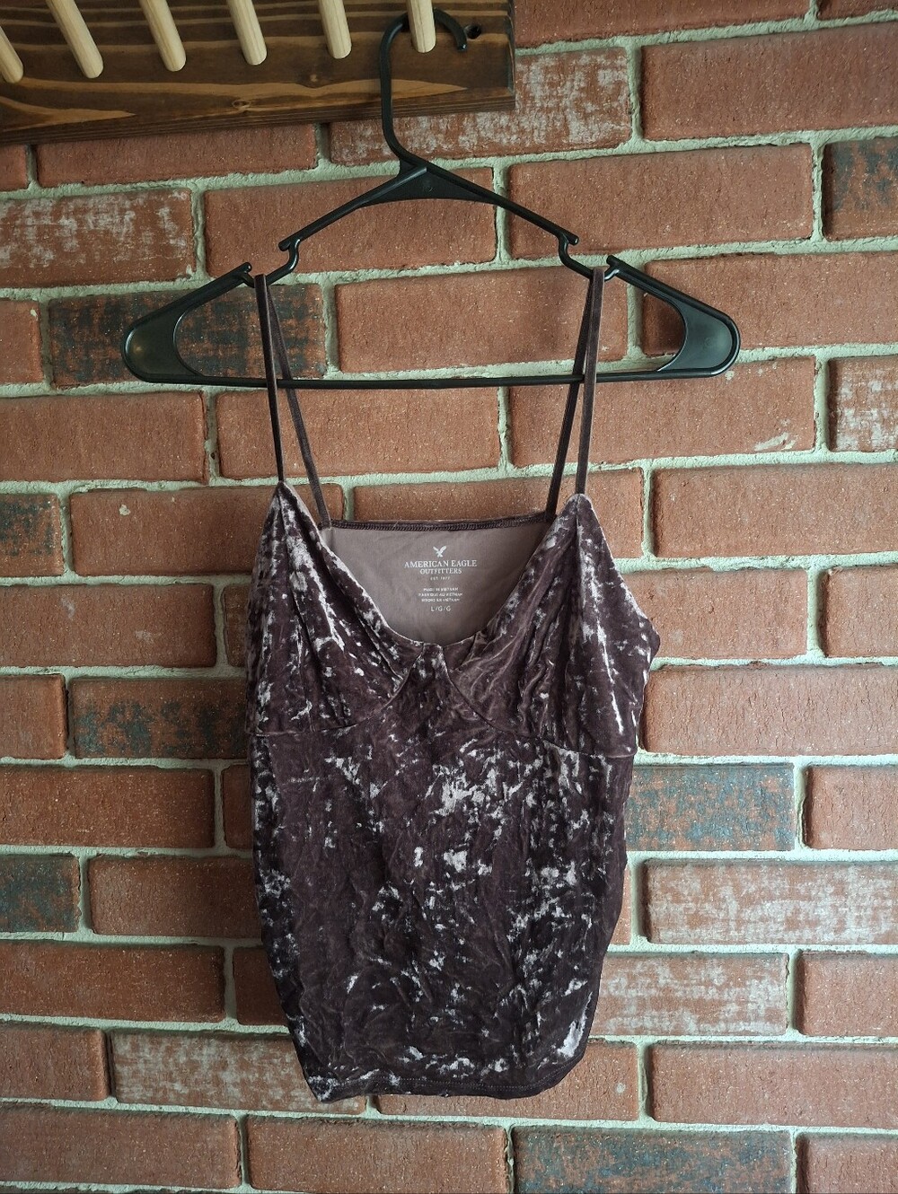 American Eagle Outfitters Velvet Tank Top